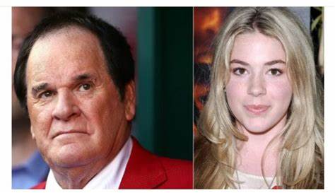 Morgan Erin and her father, Pete Rose